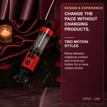 Electric Rotating Telescopic Masturbator Cup VIP03 product image view 3