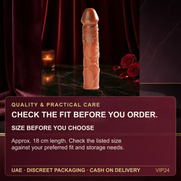 Long-Lasting Brown Penis Sleeve VIP24 product image view 4
