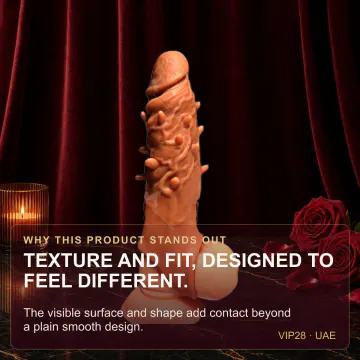 Raised Texture Penis Sleeve VIP28 product image view 2