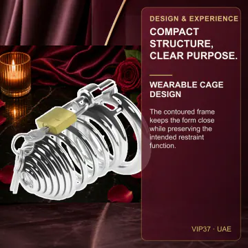 Lockable Chastity Cage VIP37 product image view 3