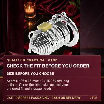 Lockable Chastity Cage VIP37 product image view 4