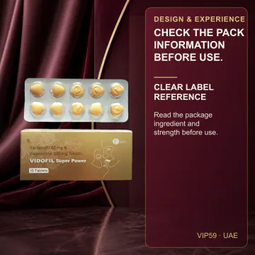 Gold Dual-Action Erection Support Tablets 10-Pack VIP59 product image view 3