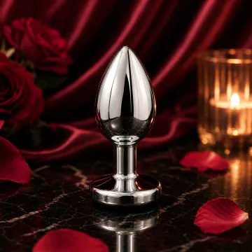 Metal Anal Plug - Size Choice VIP12 product image view 1