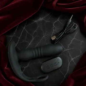 Rechargeable Remote-Control Vibrating Telescopic Dildo VIP15 product image view 7