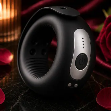 Rechargeable Vibrating Penis Ring VIP19 product image view 6