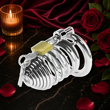Lockable Chastity Cage VIP37 product image view 1