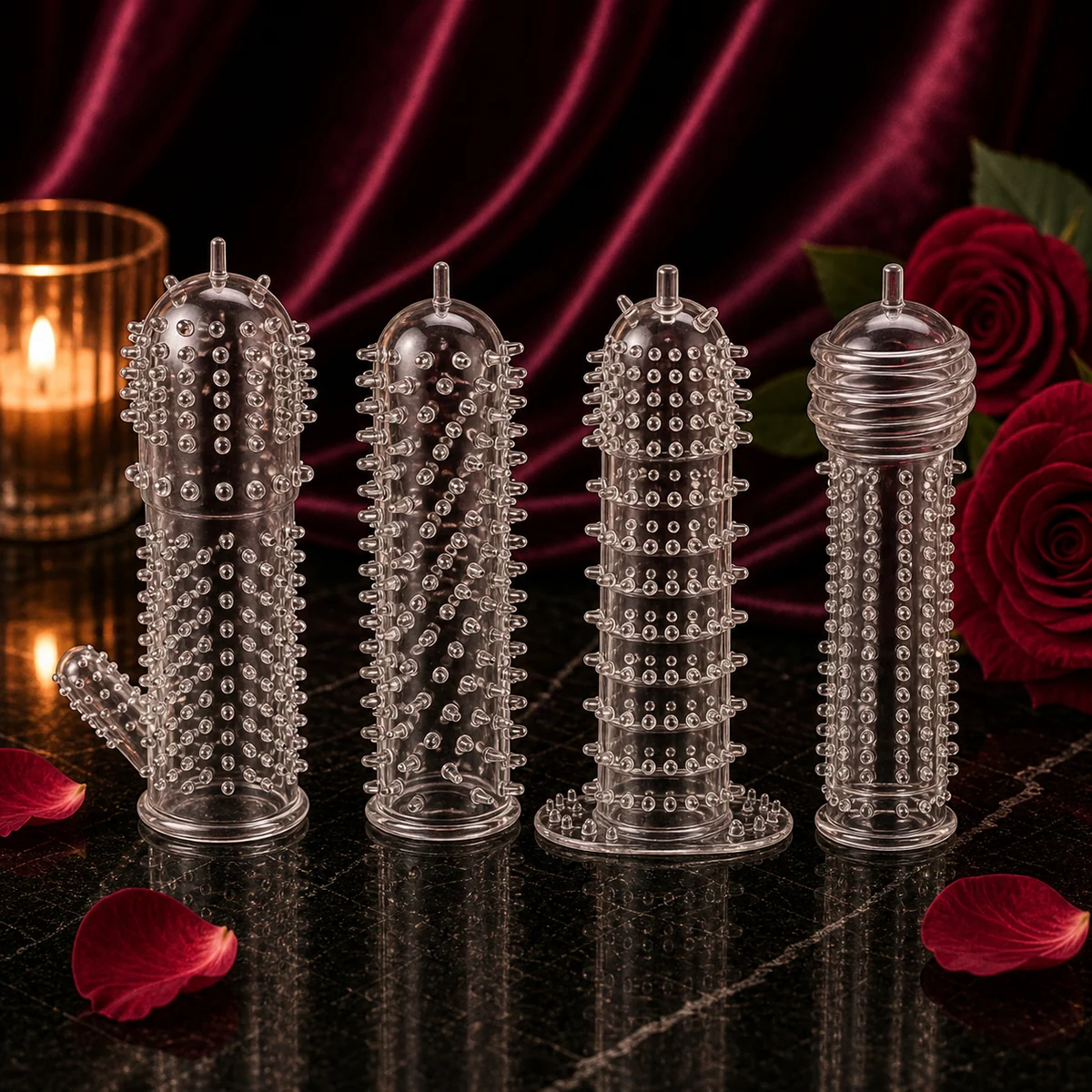 How to Clean, Inspect and Store 4-Piece Silicone Penis Sleeve Set VIP22 guide